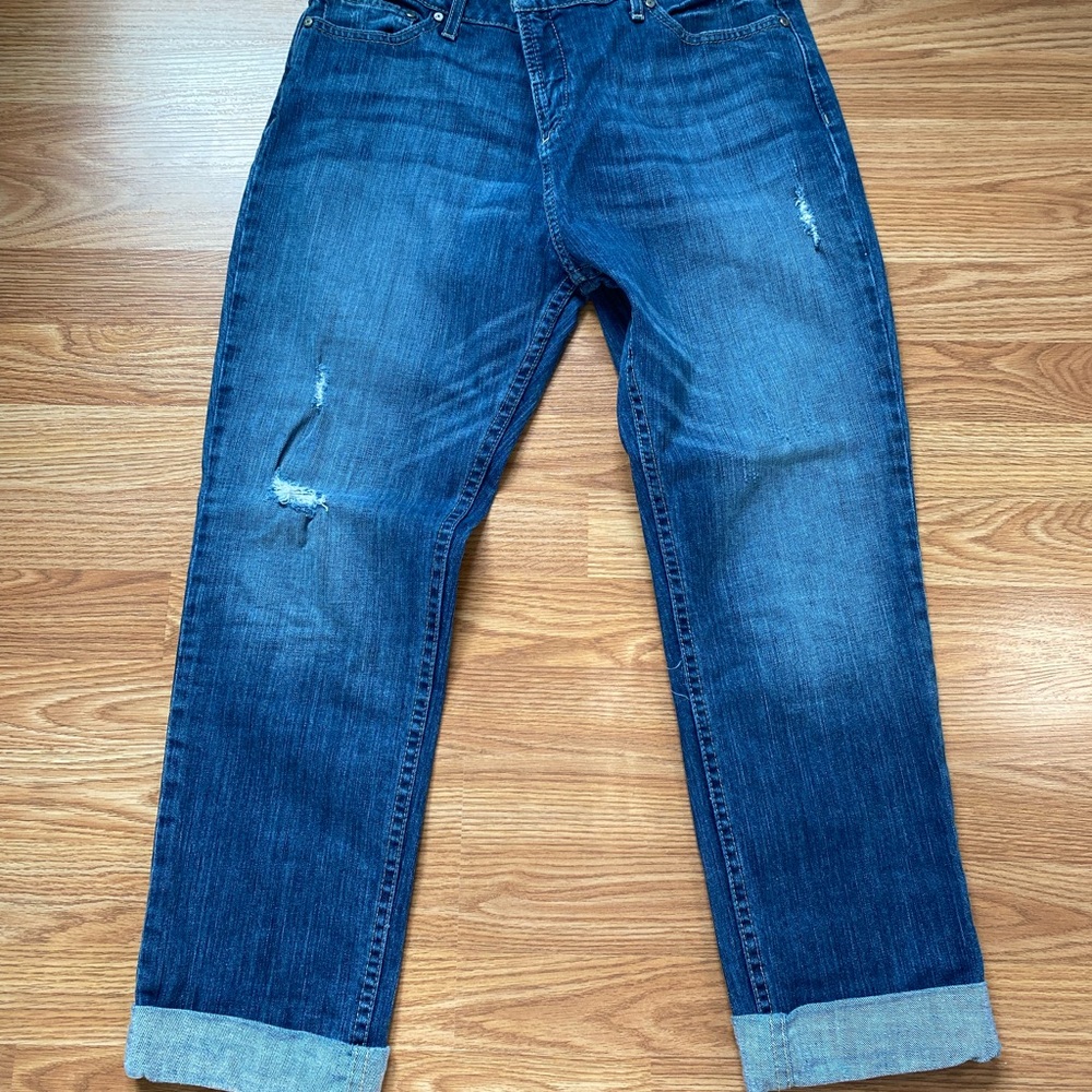 Ladies Harley Davidson cropped jeans